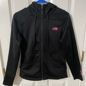 North Face full zip hoodie w/ hood